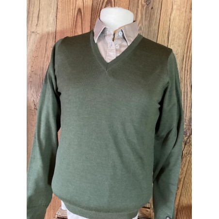 Pull vert Chevalier