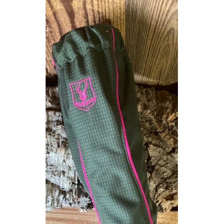 Guetres Riserva vertes et roses