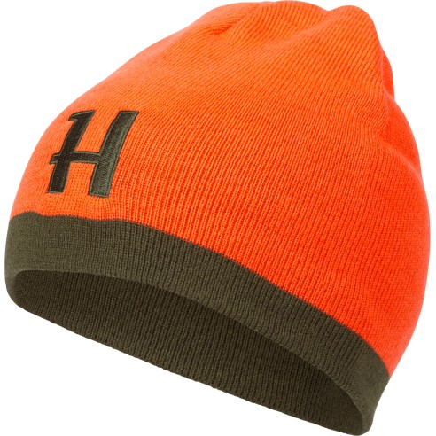 Bonnet Harkila Benie vert et orange