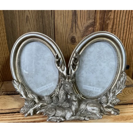 Cadre photo cerf et biche