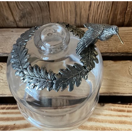 Cloche étain bécasse 2