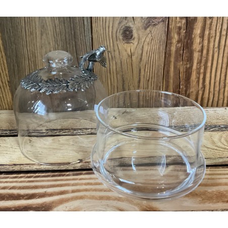 Cloche étain bécasse