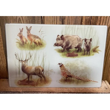 Planche à découper 4 gibiers