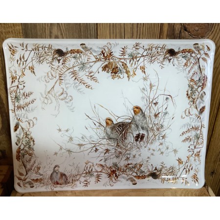 Plateau Gien Perdrix