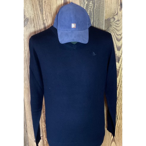 Pull de chasse Seeland col V Dark