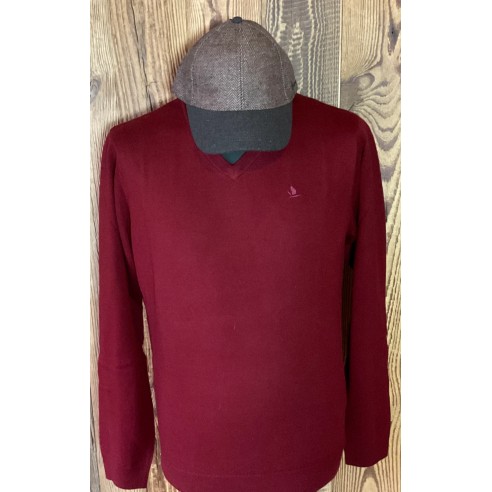 Pull de chasse Seeland col V  Light Pine