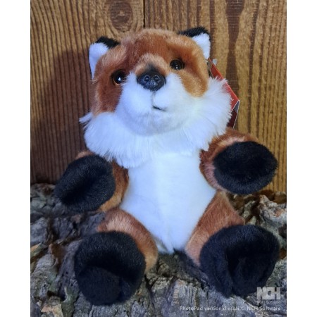 Renard peluche assis 2