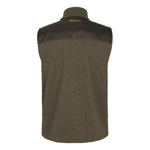 Gilet Harkila Polaire Kalix green / brown
