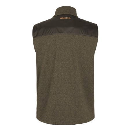 Gilet Harkila Polaire Kalix green / brown