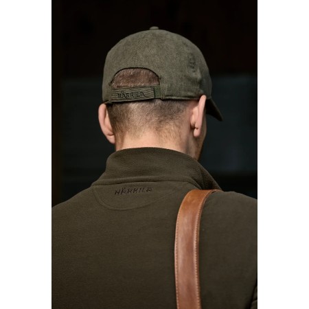 Casquette Harkila velours vert 2