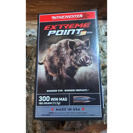 Balles Winchester 300 Win Mag Extreme Point