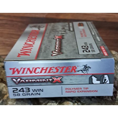 BALLES WINCHESTER 243 WIN  VARMINTX