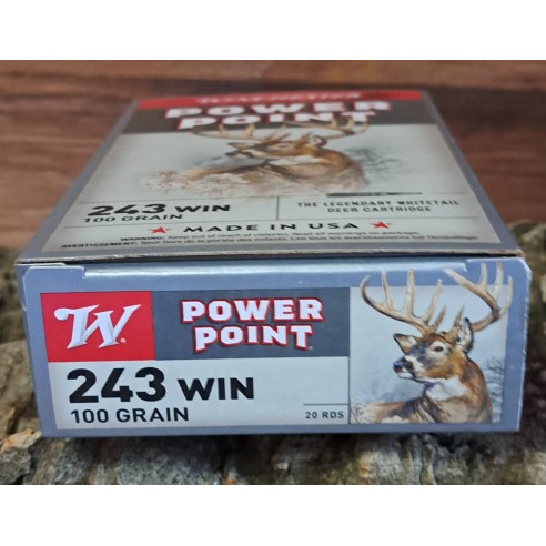 BALLES WINCHESTER 243WIN POWER POINT