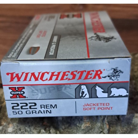 BALLES WINCHESTER 222REM 50GR