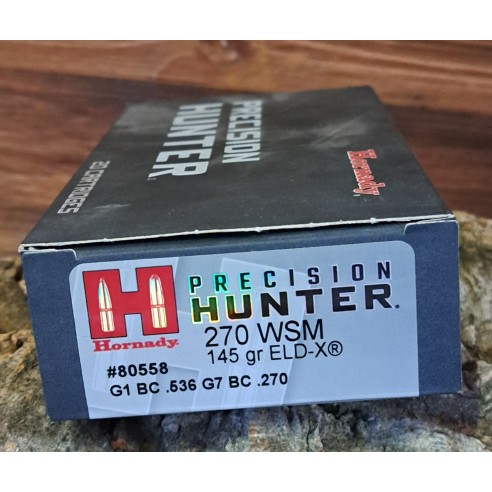 BALLES 270WSM HORNADY PRECISION HUNTER