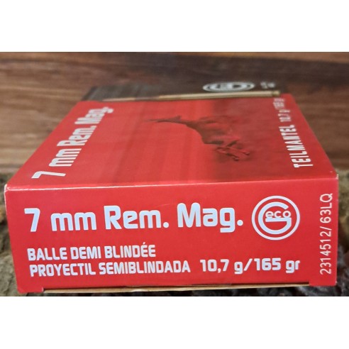 BALLES GECO 7MM REM MAG TMANTEL 10.7G/ 165 GRS