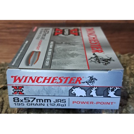 BALLES 8*57 JRS WINCHESTER POWER POINT 195 GRS