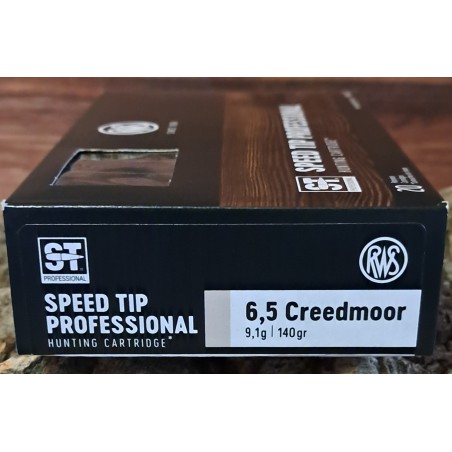 BALLES  RWS SPEED TIP PRO CAL. 6.5 CREEDMOOR 91GR 140