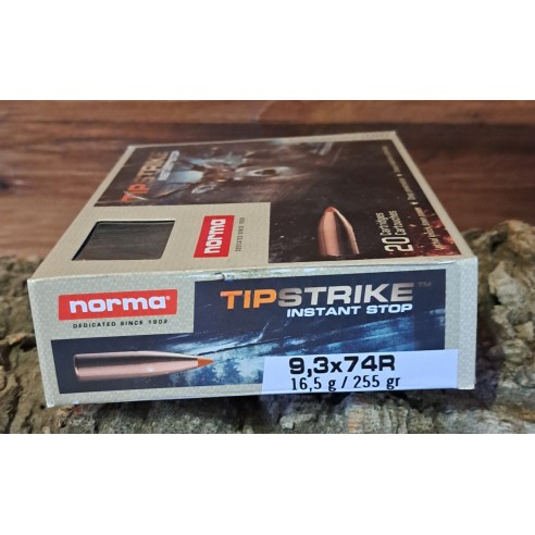 BALLES Norma 9.3*74 Tip strike 255GR / 16.5GR