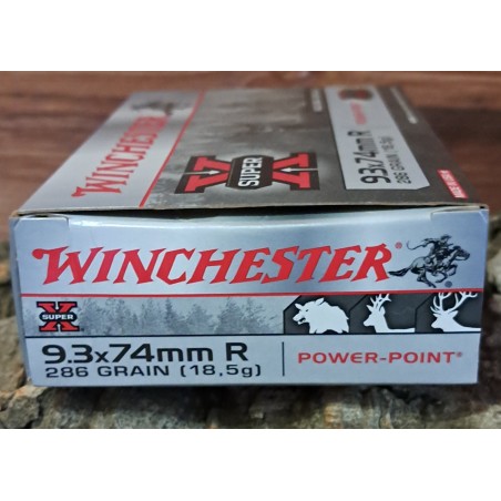 BALLES WINCHESTER 9.3X74R 286GR,POWER POINT