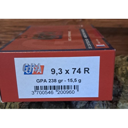 BALLES GPA 9.3X74R  238GR 15.5G