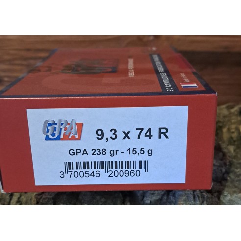 BALLES GPA 9.3X74R  238GR 15.5G