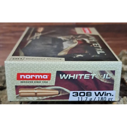 BALLES Norma 308 whitetail 11.7gr/180gr