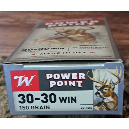 Balles winchester 30-30 win POWER POINT 150GR