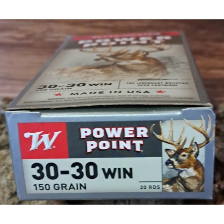 Balles winchester 30-30 win POWER POINT 150GR