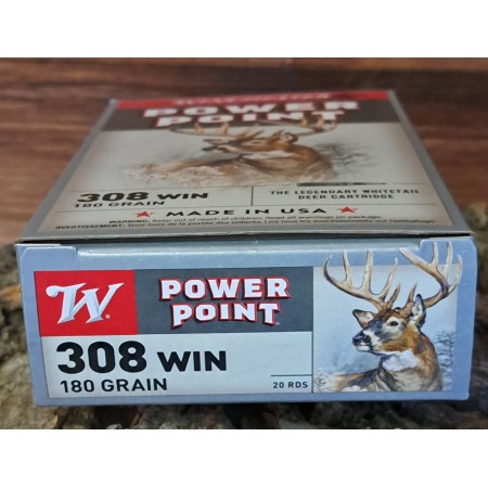 Balles 308 win Power Point WINCHESTER 180 GRS