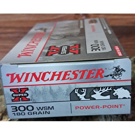 BALLES 300WSM,SUPER-X,180GR,POWER POINT WINCHESTER