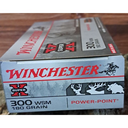 BALLES 300WSM,SUPER-X,180GR,POWER POINT WINCHESTER