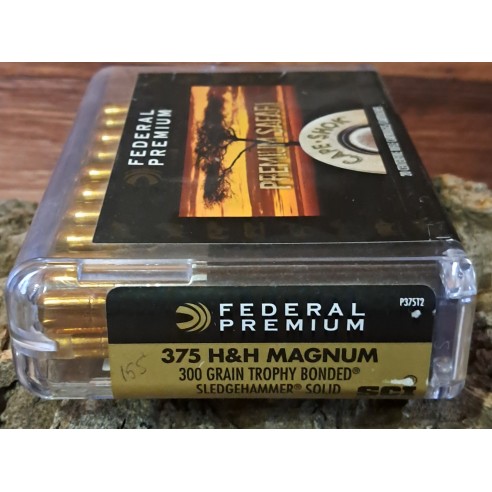 BALLES 375 HH MAGNUM FEDERAL / 300 GRAIN TROPHY