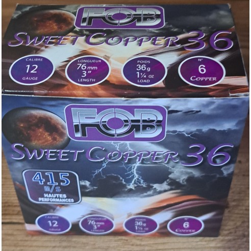 CARTTOUCHES FOB SWEET COPPER EN 6