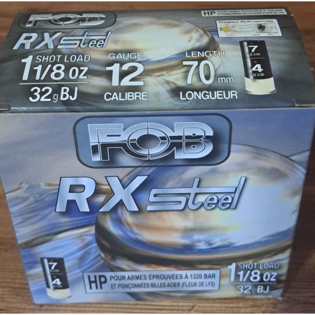 CARTOUCHES FOB RX STEEL EN 4-7