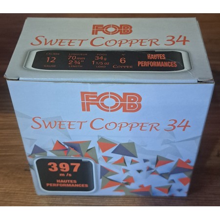 CARTOUCHES FOB SWEET COPPER HP 34 EN 6