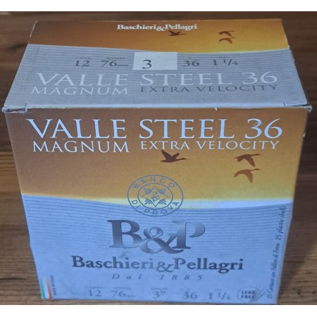 CARTOUCHES BP VALLE STEEL 36GR  EN 3