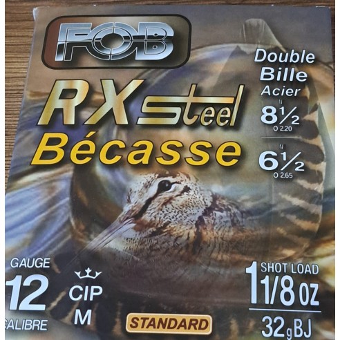 CARTOUCHES FOB RX STEEL BECASSE