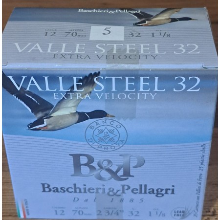 CARTOUCHES BP VALLE STEEL 32 PLOMBS 5