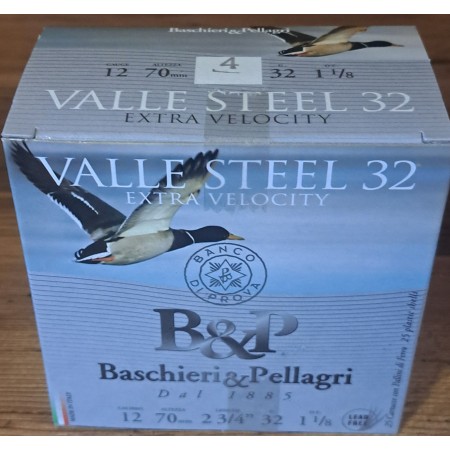 CARTOUCHES VALLE STEEL 32 HP PLOMBS 4