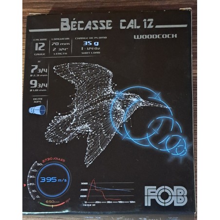 CARTOUCHES BECASSE FOB CALIBRE 12