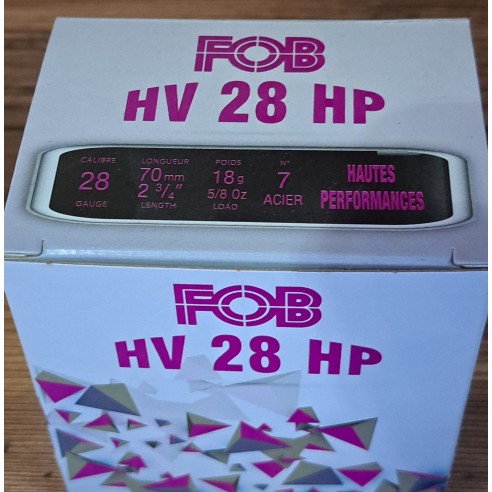 CARTOUCHES FOB HV 28 HP EN 7
