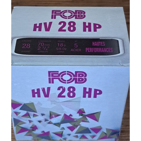 CARTOUCHES FOB HV 28 HP EN 5