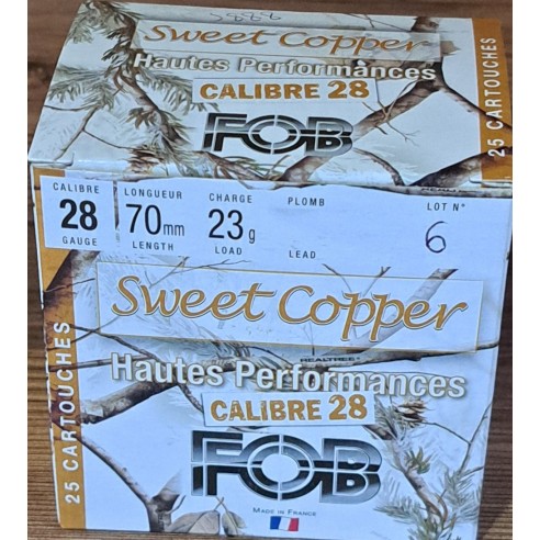 CARTOUCHES FOB SWEET COPPER 28 HP EN 6