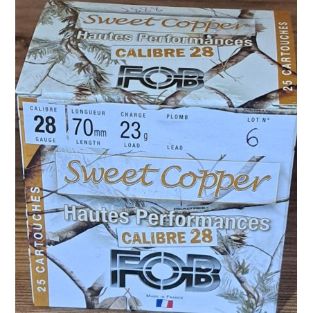 CARTOUCHES FOB SWEET COPPER 28 HP EN 6