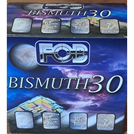 CARTOUCHES FOB BISMUTH 30 N7