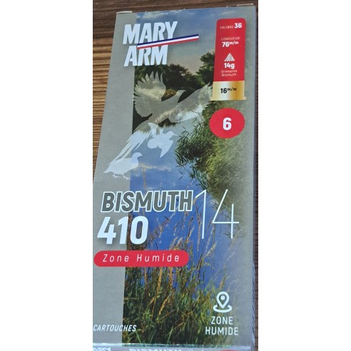 CARTOUCHES C36/410  MAG BISMUTH EN 6