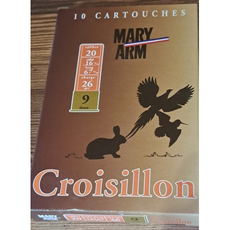 CARTOUCHES MARY ARM CROISILLON N°9 CAL 20