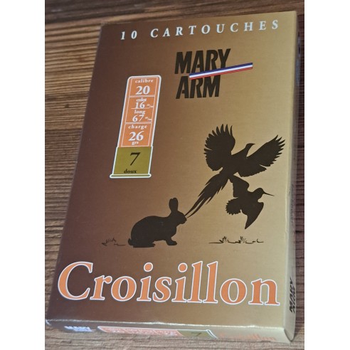 CARTOUCHES MARY ARM CROISILLON CAL 20 EN 7