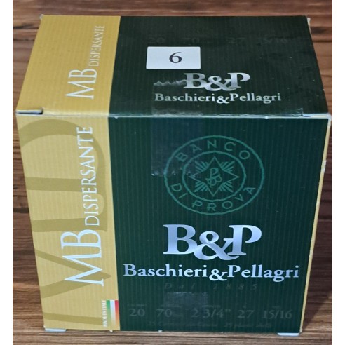 Cartouches BP dispersante cal 20 en 6 27grs